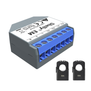 Shelly EM + 2 x 50A Clamp