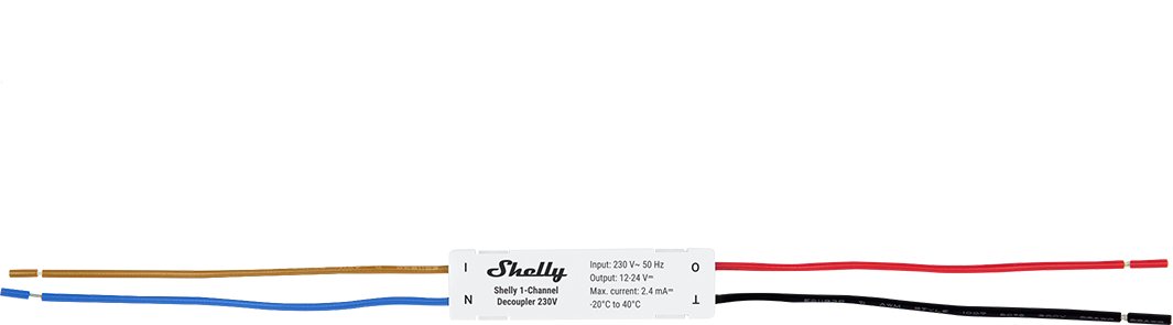 Shelly 1-Channel Decoupler 230V - view 2
